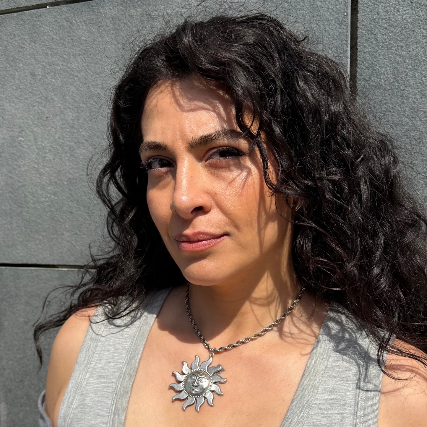 Sun Pendant Necklace